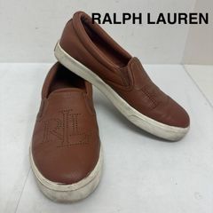 LAUREN RALPH LAUREN ジニースリッポン スニーカーブラウン - メルカリ