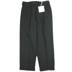 EDIFICE エディフィス 24AW 日本製 CONFFECT Marine Cloth 2pleats Pants 2プリーツイージースラックス 24030300800040 L BLACK パンツ ボトムス g23989