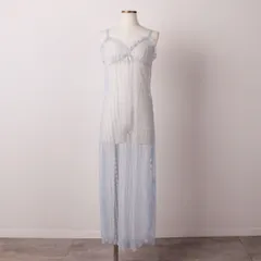 古着 NANI FLOWER 総柄 マキシ丈 ランジェリー キャミソールワンピース レディースM相当/eaa592069