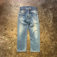 echeveria Aged Denim Pants 02 light blue - メルカリ