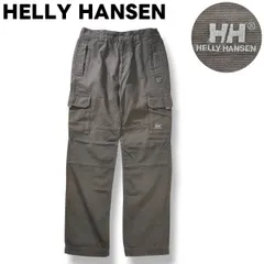 【ゴールドウィン製】 ヘリーハンセン HELLY HANSEN 60／40 ロクヨン クロス コットン ナイロン 混紡 ダブルニー カーゴ パンツ ジップアップ ダック地 キャンバス M オリーブグレー アウトドア メンズのサムネイル