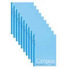 新品 コクヨ(KOKUYO) ノート キャンパスノート ドット入り罫線 B5 B罫 ブルー 30枚 10冊セット ノ-3CBT-BX10