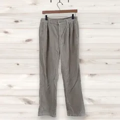 F0197 ユニクロ UNIQLO カジュアルパンツ ズボン (76) ベージュ 綿/コットン