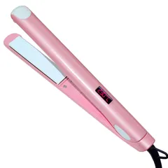 ヘアアイロン Hikeda セラミック ストレート ヘアアイロン カール両用 プロ仕様 ヘアーアイロン【PSE認証済】マイナスイオン 急速加熱 火傷防止ゴム LCD液晶スクリーン 多段階温度調節 自動OFF 海外対応 25mm