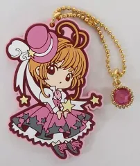 【中古】キーホルダー・マスコット(キャラクター) 木之本桜(帽子) キャラクターラバーチャーム 「一番くじ カードキャプターさくら～さくらのフォーチュンマジック～」 H賞