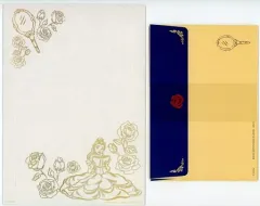 【中古】紙製品 美女と野獣 レターセット ステーショナリーコレクション 「一番くじ ディズニー プリンセス Amazing Days」 G賞