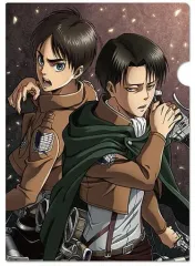 【中古】クリアファイル Q.エレン＆リヴァイ A4クリアファイル 「進撃の巨人」