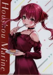 【中古】クリアファイル 宝鐘マリン A4クリアファイル 「バーチャルYouTuber ホロライブ×ローソン」 対象商品購入特典