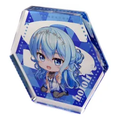 【中古】アクリルスタンド・アクリルパネル 星街すいせい アクリルブロック 「バーチャルYouTuber ホロライブ hololiveくじ～ホロライフ!～りぴーと!」 アクリルブロック賞