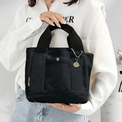 オリジナルトートバッグ  帆布トートバッグ キャンバストートバック 3つ仕切り 可愛いトートバッグ  マチ付きトートバッグ 底鋲付き 汚れ防止 手提げバッグ 仕切り付きトートバッグ 通勤バッグ