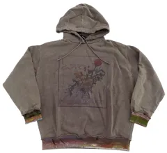 【中古】アウターウェア ヒョンジン HOODIE(パーカー) Produced by Hyunjin グレー フリーサイズ 「Stray Kids XMAS POPUP STORE 2024」