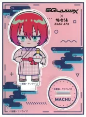 【中古】アクリルスタンド・アクリルパネル アマテ・ユズリハ(マチュ)＆ハロ 「機動戦士Gundam GQuuuuuuX × 極楽湯・RAKU SPA “お風呂って自由ですか?” ミニアクリルキャラスタンドコレクション」