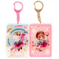 【中古】キーホルダー キティ＆木之本桜 ハローキティ50周年シリーズ CLAMPコラボデザイン アクリルキーホルダー 「Hello Kitty 50th Anniversary×CLAMP」