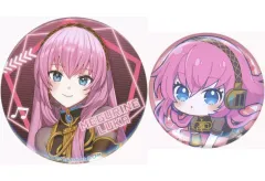 【中古】バッジ・ビンズ 巡音ルカ 缶バッジセット(2個セット) 「フリューくじ 初音ミク ぬーどるストッパーフィギュア」 E賞