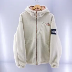 【中古】THE NORTH FACE ホワイトレーベル RIMO RVS FLEECE HOODIE ホワイト サイズXL NJ4FP54J ザ・ノース・フェイス[24]
