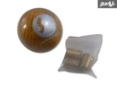 【新品/未使用】STANCE CONCEPT スタンスコンセプト 汎用 ビリヤードボール型 ギア シフトノブ ゴールド 即納 棚D11O