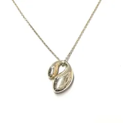 ティファニー Tiffany&Co. ダブル ティアドロップ ネックレス SV925 4.5g【中古】