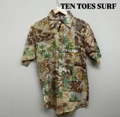 USED 古着 シャツ、ブラウス 半袖 アロハシャツ 総柄 プリント ボックスシルエット
