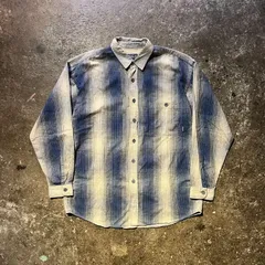 Patagonia 90s ヤーンダイワークシャツ オンブレチェック L パタゴニア 1999年製 ルーマニア製