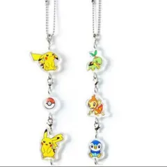 2種類セット　ポケモン キーホルダー　ブリリアントダイヤモンド  3連チャーム