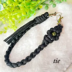 パラコード ペリドット 天然石 スマホストラップ 携帯ストラップ カメラストラップ ハンドメイド