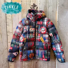 Polo Ralph Lauren(ラルフローレン)：パッチワーク プリント ダウン ジャケット