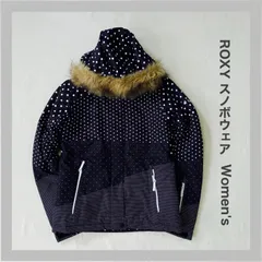 ROXY　ロキシー　ジャケット　スノボウェア　スノーウェア　スキーウェア　スノボ　ロゴ刺繍　ドット柄　水玉　レディース　M