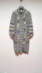 ラコステ フランス 正規品 ロングニットコート カーディガン 38号 55