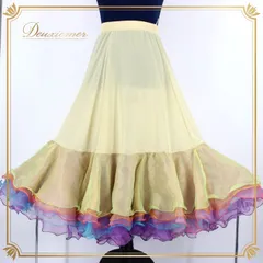 社交ダンス 衣装 スタンダード スカート パニエ ペチコート 女性用 レディース オールシーズン ベージュ系 ブルー系 パープル系 ピンク系 イエロー系 無地 カラフル オレンジ系 おしゃれ ダンス 衣装 スカート 新作 イベント 発表会 練習用 ふんわり