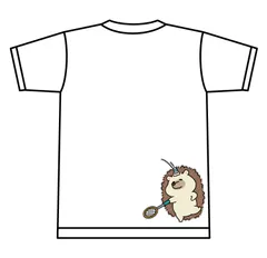 YONEX(ヨネックス) Tシャツ ドライ 半袖 バドミントン【ハリネズミ】【空振り】【16500】練習用 練習着 ホワイト