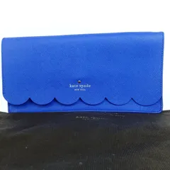 【kate spade new york】ケイトスペードニューヨーク クラッチバッグ ブルー ライトグリーン レザー レディース【未使用品】9-4 41787