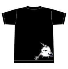 YONEX(ヨネックス) Tシャツ ドライ 半袖 バドミントン【シマエナガ】【からぶり】【16500】練習用 練習着 ブラック