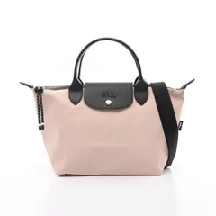 ロンシャン Longchamp トートバッグ ル プリアージュ エナジー S トップハンドル L1512HSR542 ベージュ キャンバス レザー ル プリアージュ エナジー S トップハンドルバッグ