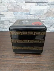 三段重箱　黒