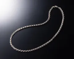 シルバー925 ペーパーチェーンネックレス 50cm メンズ レディース ユニセックス アクセサリー 人気 定番 シンプル 重厚感 おしゃれ ギフト プレゼント 48