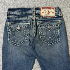 トゥルーレリジョン TRUE RELIGION ジョイ 様 Tシャツ ブーツカット デニム