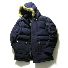 【新品】 BEAMS HEART ／ ビームスハート　撥水 N-3B ダウンジャケット ダウンパーカー ダウンコート 取り外し可能 フード付き ネイビー 紺 ビームス ｜ 秋冬