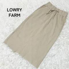 【LOWRYS FARM】ローリーズファーム ロングスカート スリット入り ベージュ サイズM