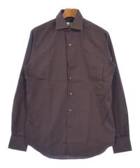 Giannetto カッタウェイ ドレスシャツ Mブラウン系 SLIM FIT - メルカリ