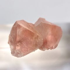 八面体フローライト イリノイ産 水色 ピンク 2個セット 蛍石 鉱物標本