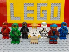 ☆ニンジャゴー☆ レゴ　ミニフィグ　ロイド　ニャー　ゼン　カイ　ジェイ　コール　人形　忍者　侍　道着