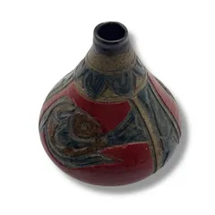 壺屋焼 小橋川卓史氏・魚模様の陶器の壺 2025年最新】小橋川清正