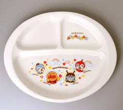 《値下げ》アンパンマン（なかよし）　ランチプレート１枚●0480815U
