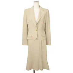 マックスマーラ MAX MARA スーツ 上下セットアップ ジャケット ロングスカート ウール 38 ベージュのサムネイル