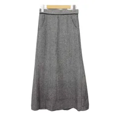 アーバンリサーチ サニーレーベル URBAN RESEARCH Sonny Label スカート ロング マーメイド ツイード 38 グレー