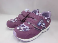 キッズシューズ 　スニーカー 　ムーンスター キャロット moonstar Carrot   速乾 子ども靴   女の子 小学生  幼稚園　運動靴  パープル　19.0㎝