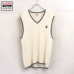 90's NIKE ケーブルニット ベスト - メルカリ