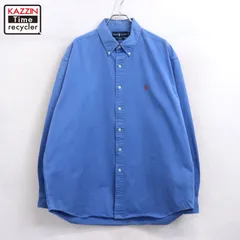 00s RALPH LAUREN BLAKE ボタンダウン 長袖シャツ メンズ 表記XLサイズ