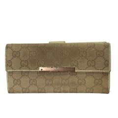 2468 GUCCI グッチ 長財布 GG ブラック ハートロゴ シマレザー Wホック