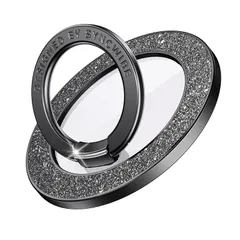 【新品】 Syncwire MagSafe対応マグネット式スマートフォングリップ、マグネット式スマートフォンリングホルダー、回転式スタンド機能付き携帯電話スタンド 取り外し可能なMagSafeアクセサリー iPhone 15 Pro Max 1